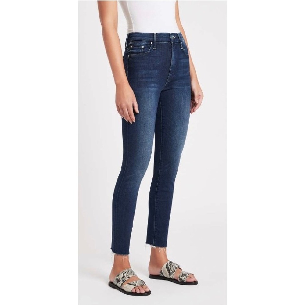 MOTHER The Looker Ankle Fray Jeans Tongue in Chic Wash Size‎ 29